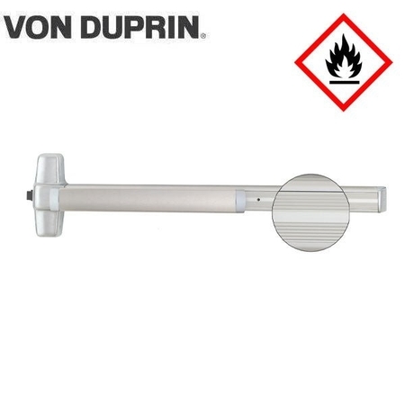 VON DUPRIN 99 Series Rim Exit Device, Grade 1 Rim Exit Bar, Wide Stile Pushpad, 36" Device, Exit Only, Less Tri VNDP-99EO-F-3-26D